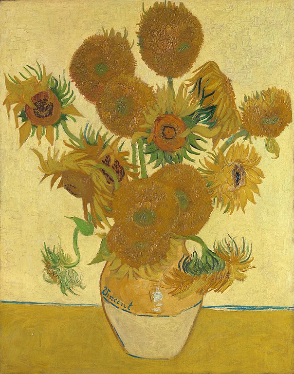Abbildung des Gemäldes von van Gogh, das in London Opfer einer Attacke wurde